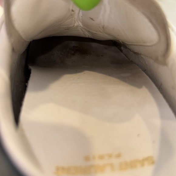 Authentic Saint Laurent Leather Star Sneakers - Picture 12 of 17